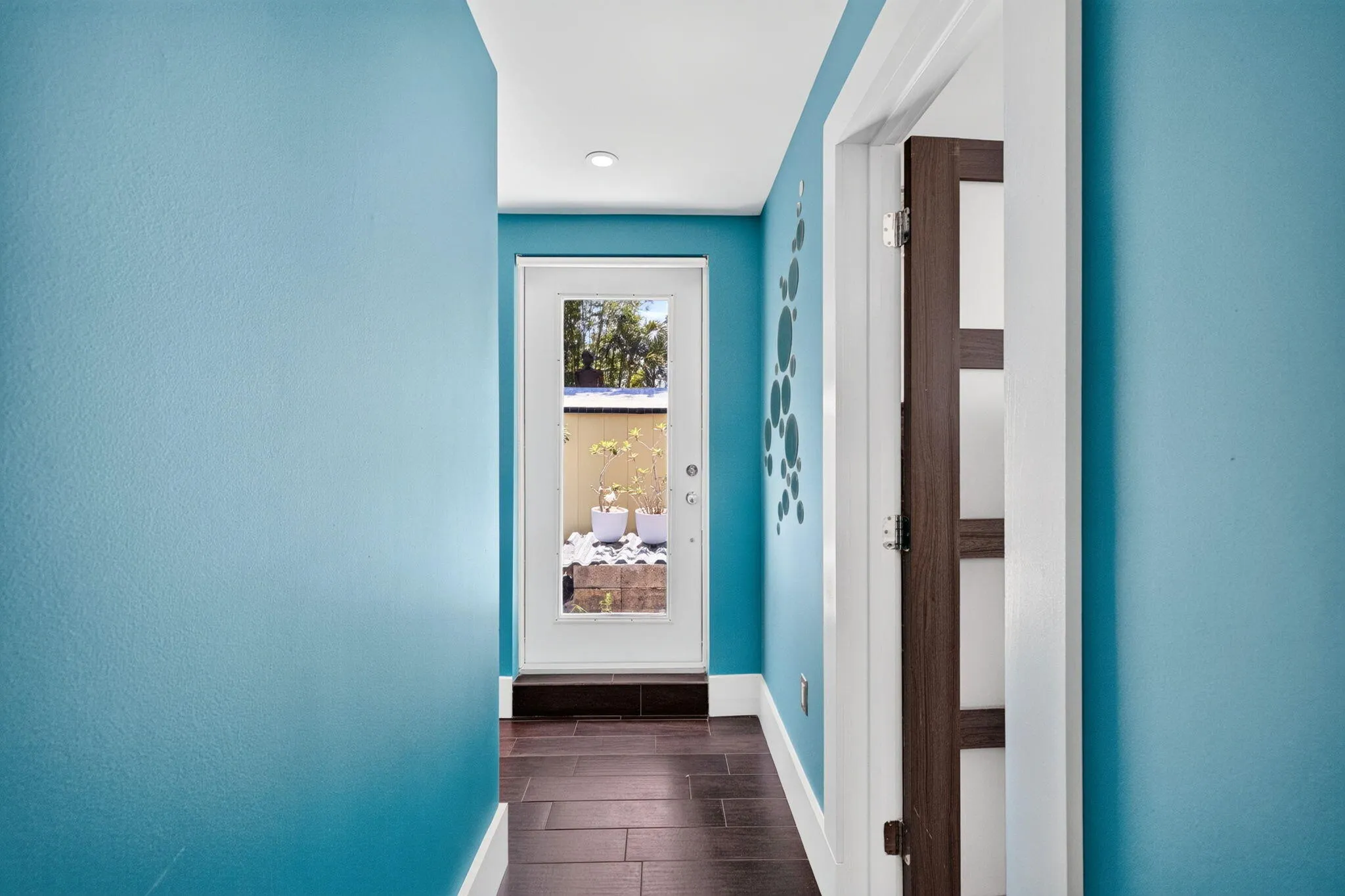 Backdoor to your private oasis.