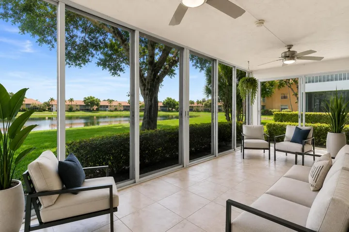 Enclosed covered Lanai