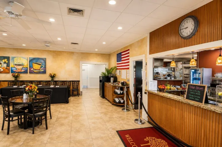 Fresh meals and daily specials served in a welcoming atmosphere.