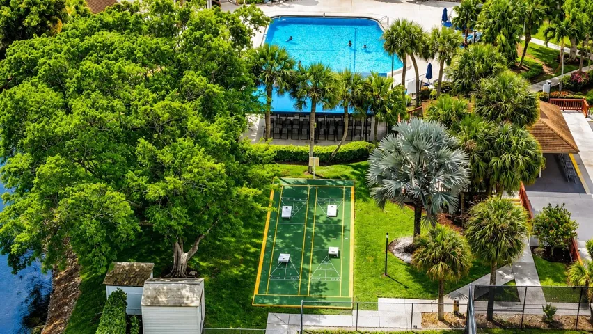 Enjoy friendly competition just steps from the resort-style pool.