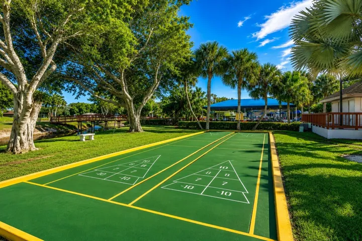 Challenge friends to schuffleboard and enjoy beautifully maintained outdoor recreation areas surrounded by lush tropical landscaping.