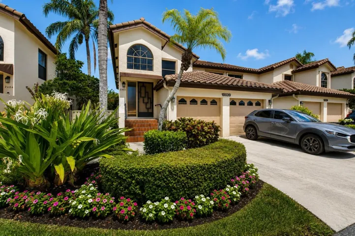 Timeless architecture with an inviting private entrance