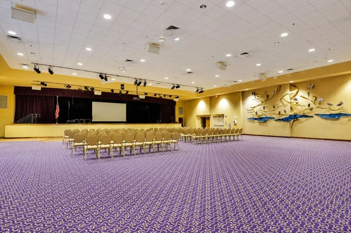 Hosts events, shows, ances, and community gatherings year-round.