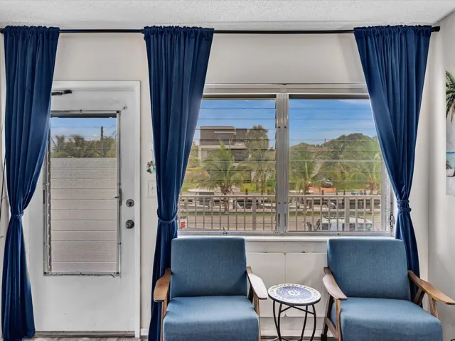 balcony entry and views