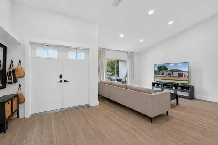 Entry & Living Room