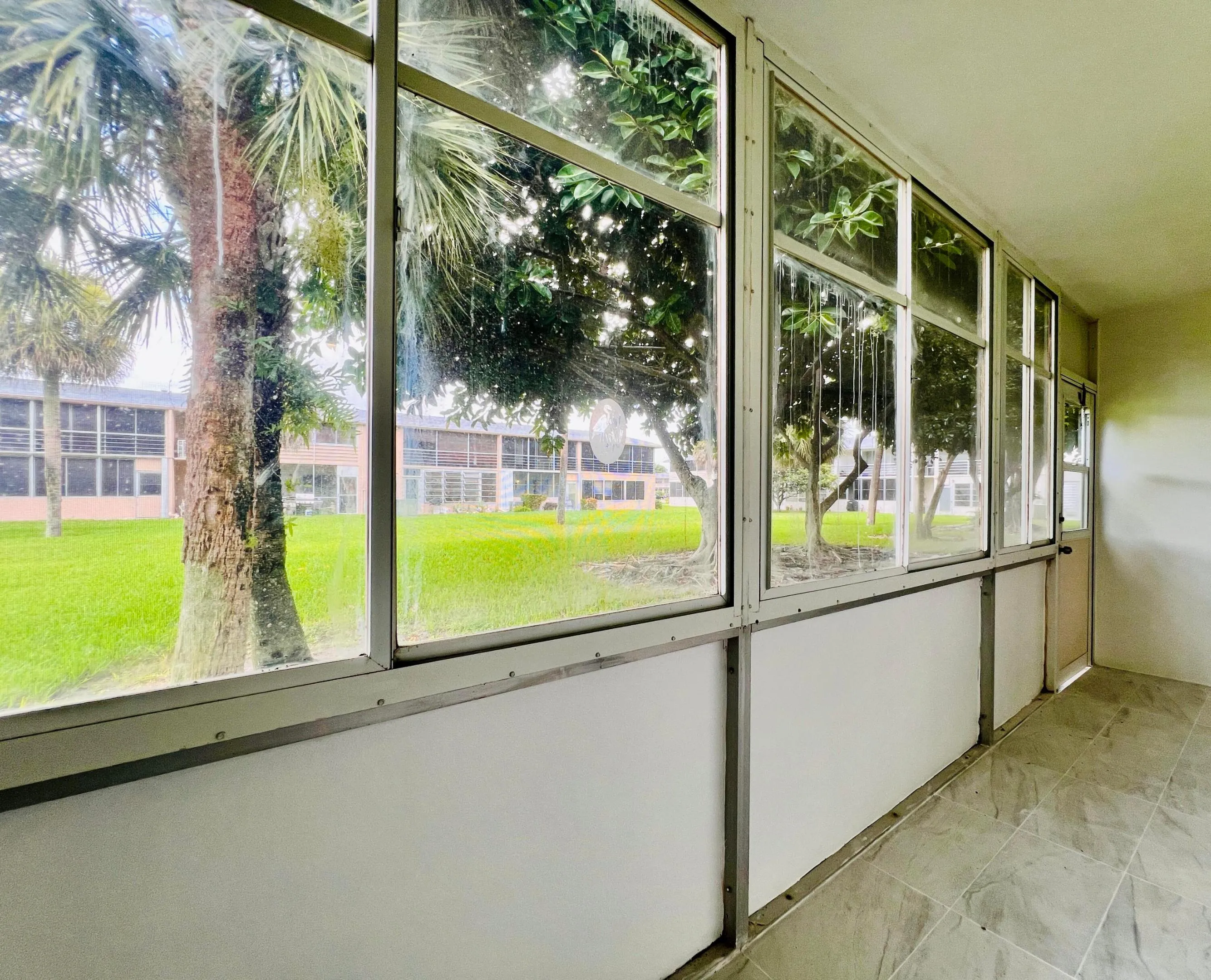 Enjoy Extra Space and Garden Views From the Long Lanai