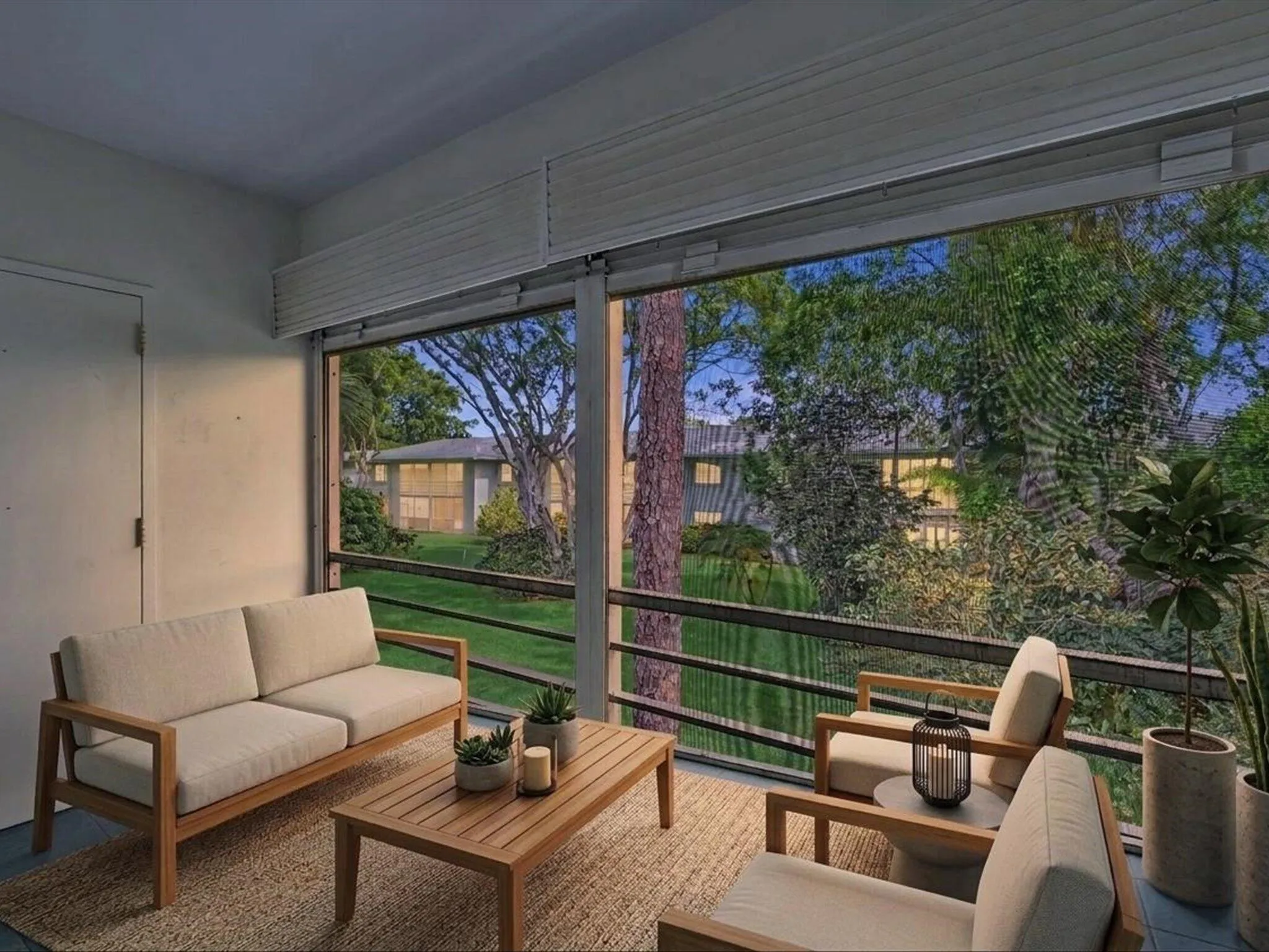 Virtually Staged Balcony