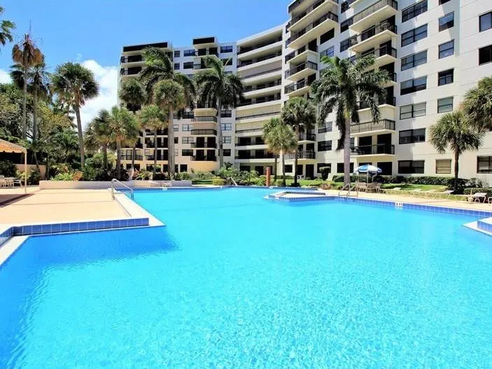 Heated and oversized pool