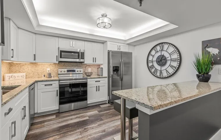 Beautifully updated modern kitchen.