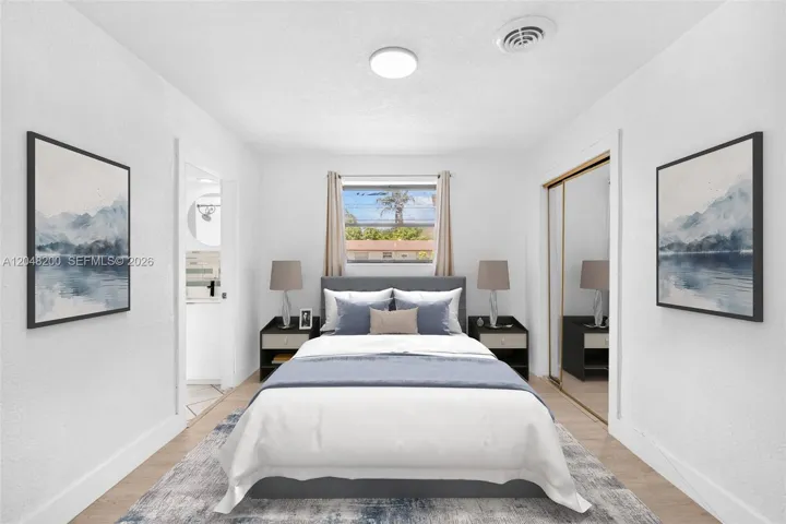 Virtually Staged Bedroom