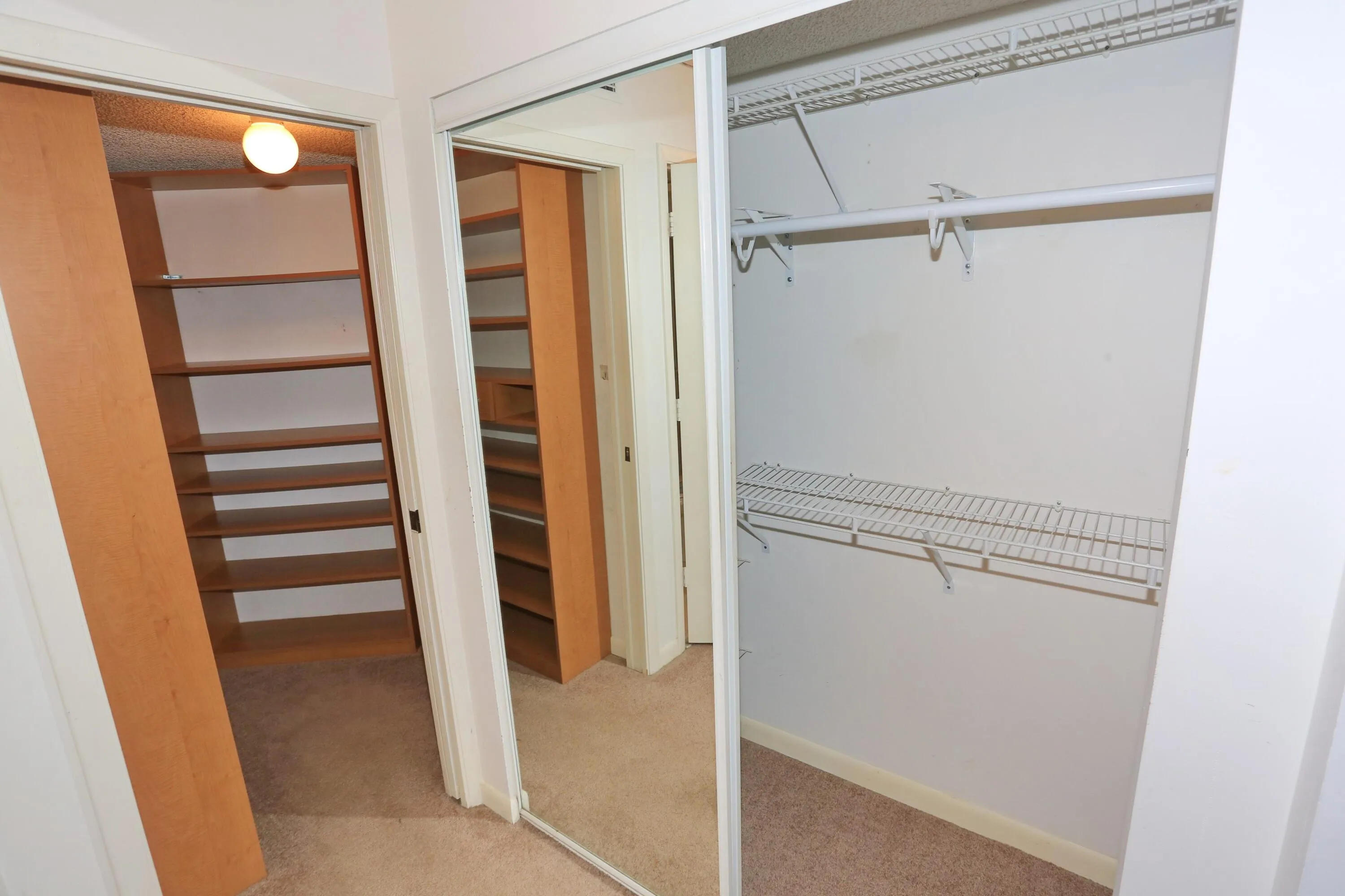 TWO CLOSETS