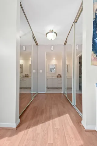 primary double sided closets