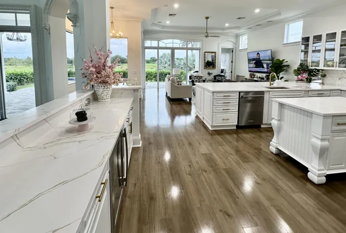 kitchen walk through from dining room