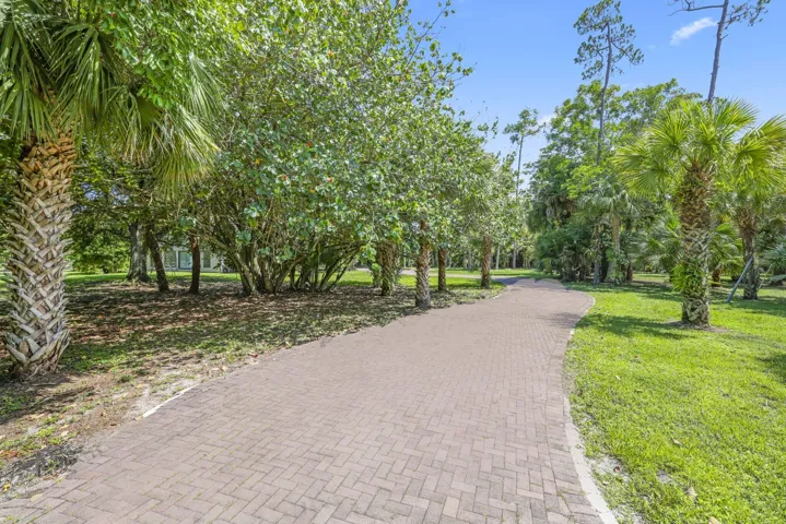 front entry driveway.