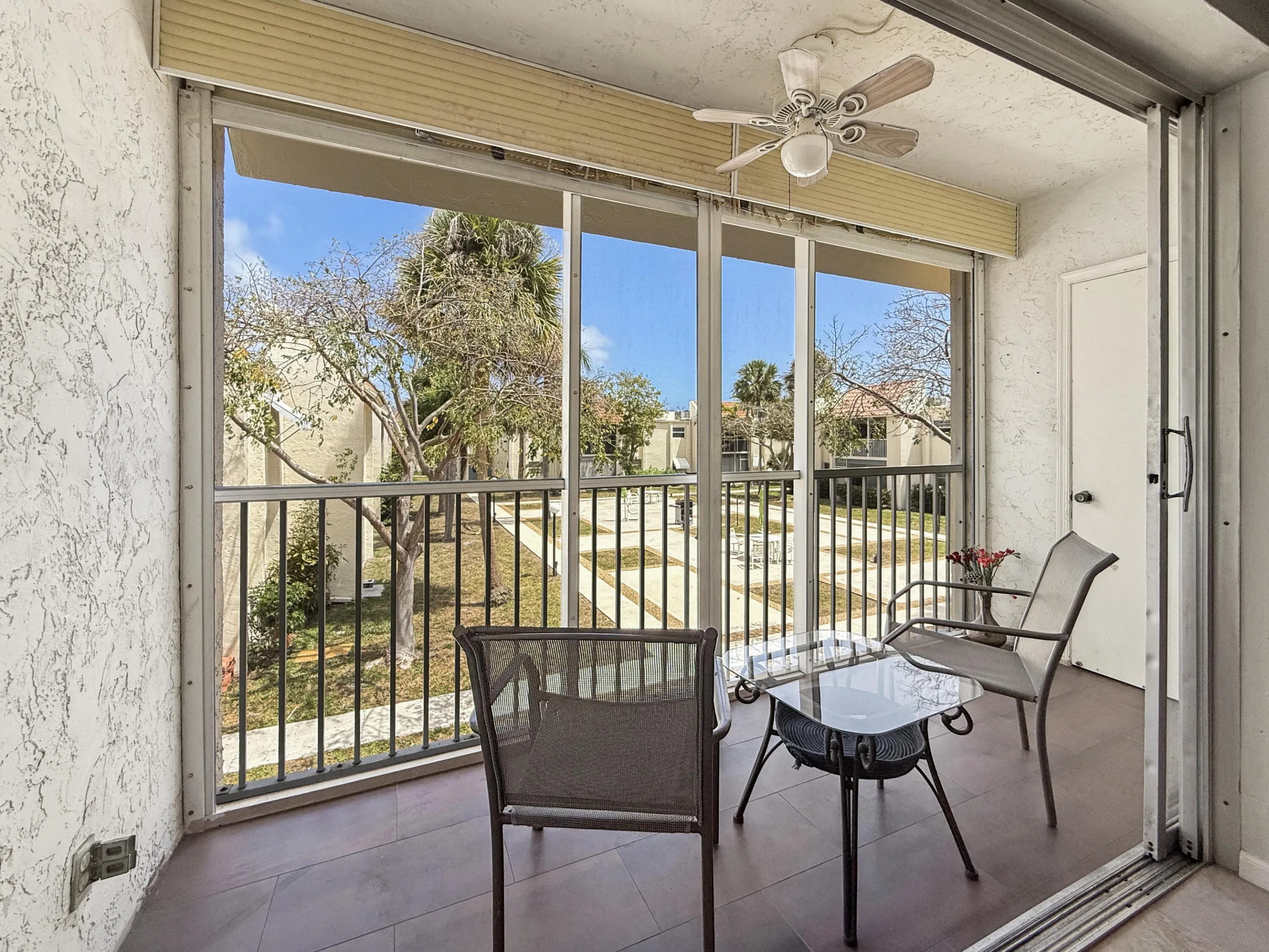 Patio with pocket door