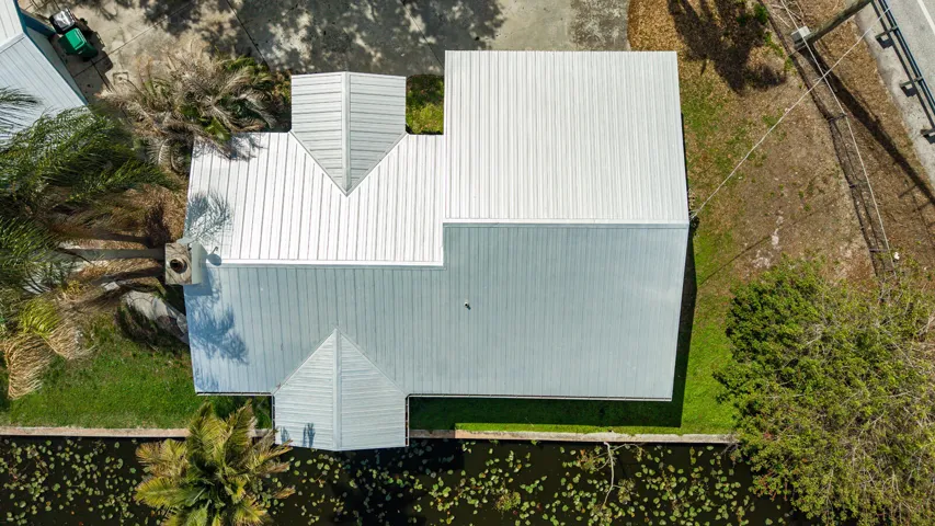 Roof of home