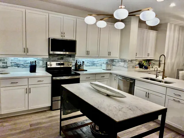 Gourmet Kitchen with Stainless Appliances