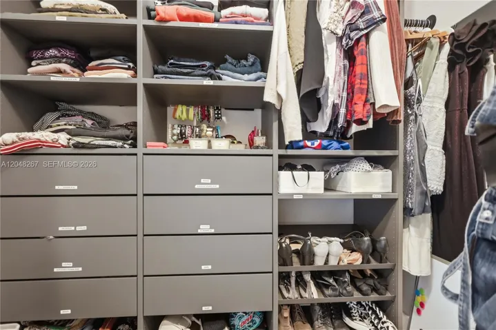 Bedroom 6 walk-in closet.