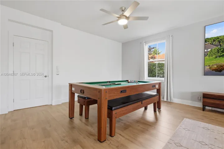 Family Area includes Pool Table and Game Room.