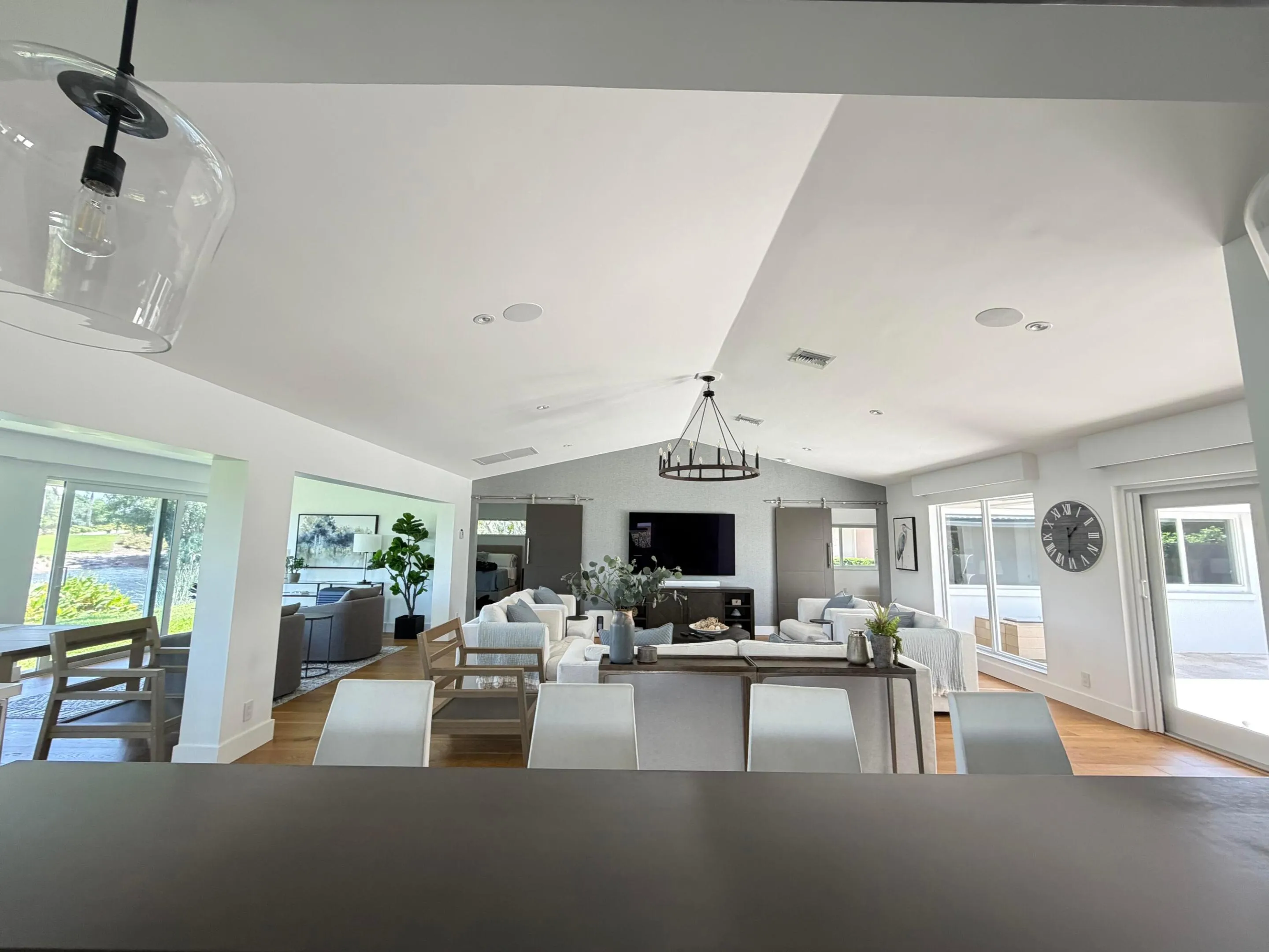 from kitchen