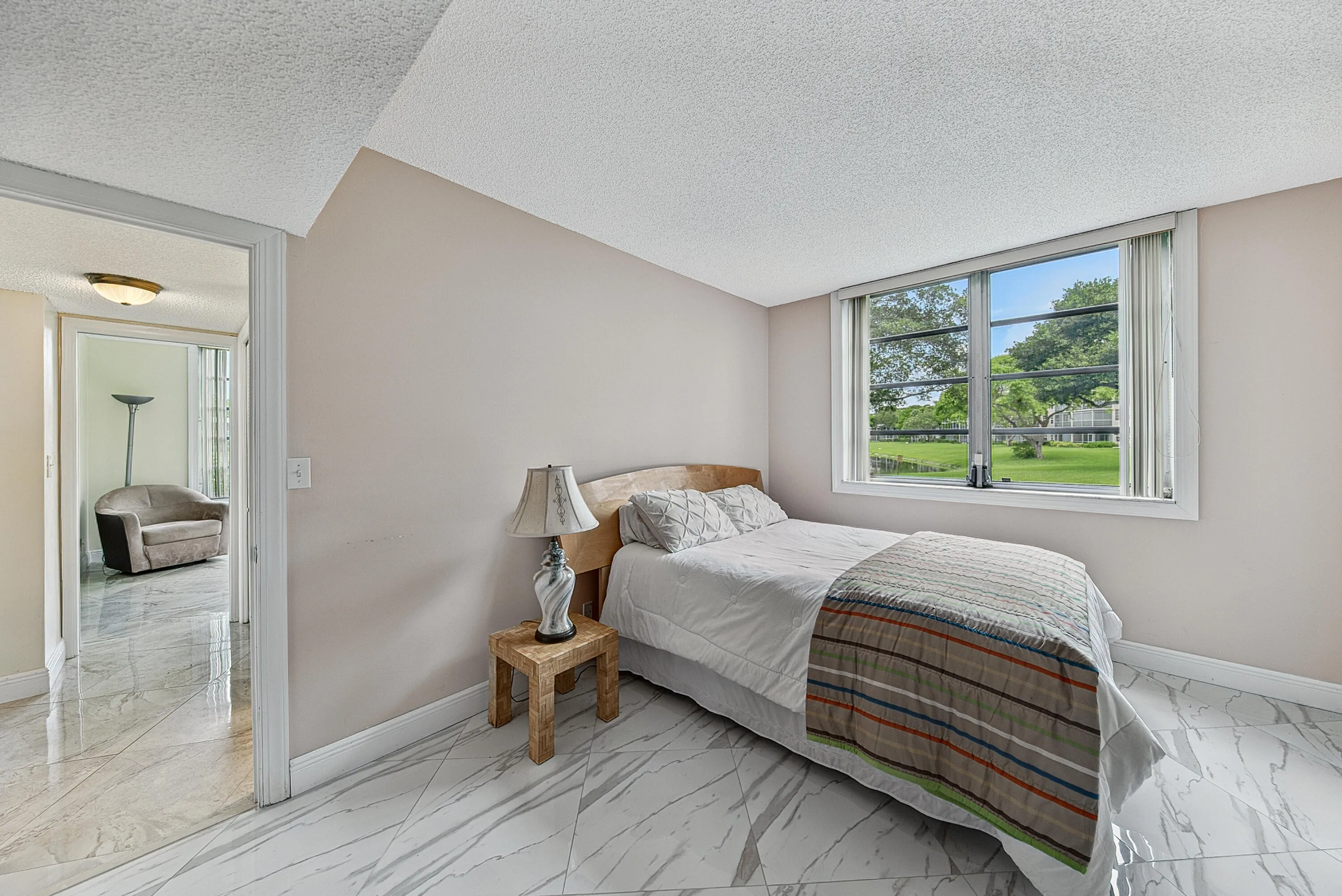 second bedroom is ample and bright