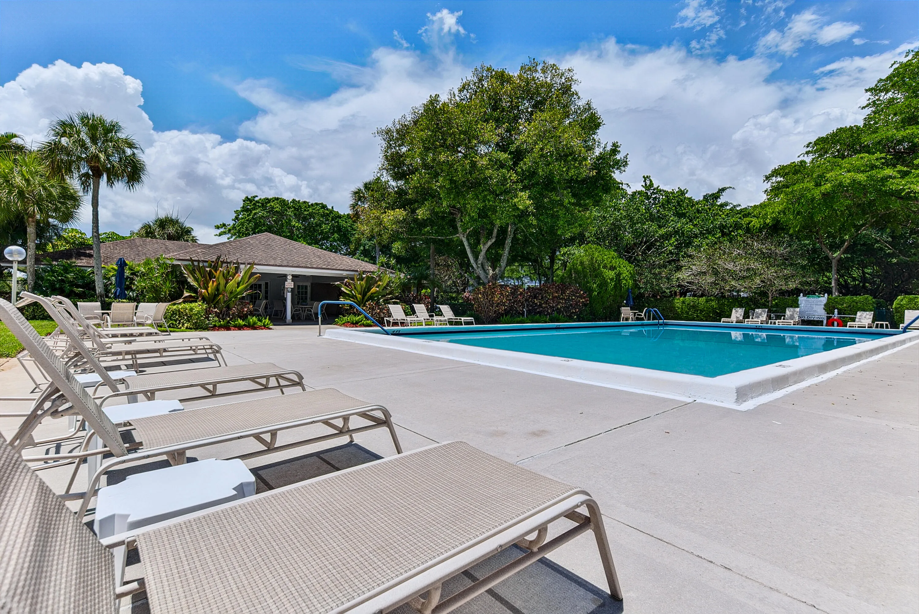 heated pool