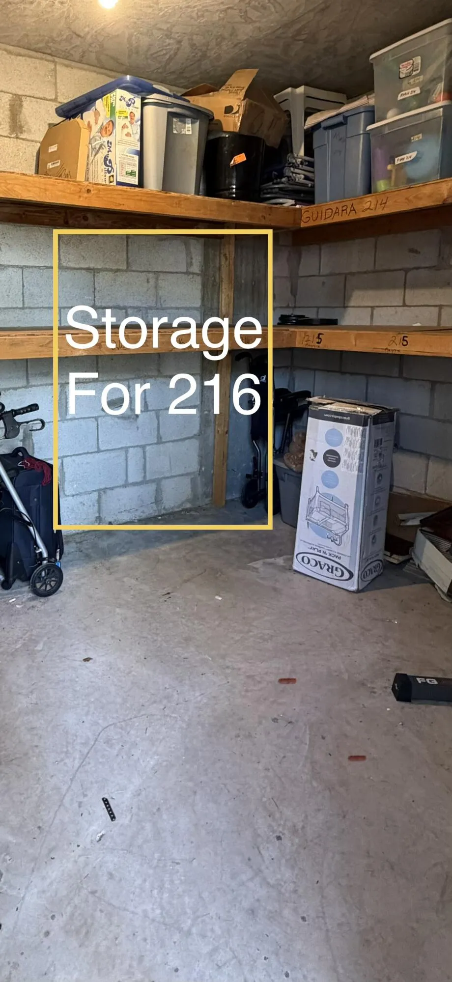 2nd floor Storage closet