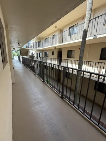 Catwalk to unit