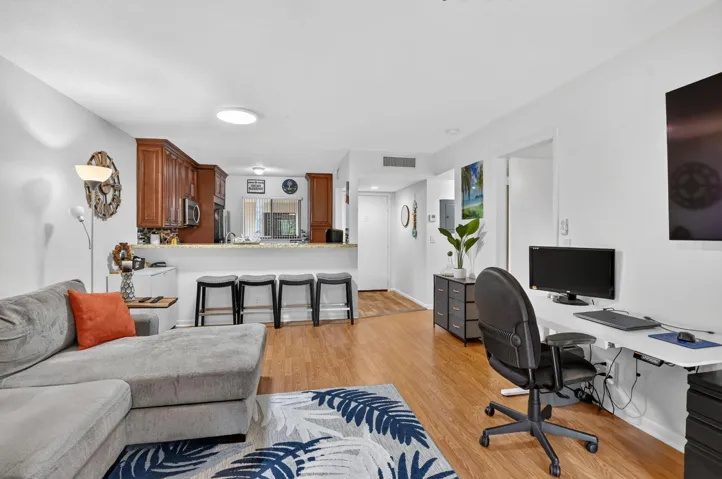 Wood floors throughout