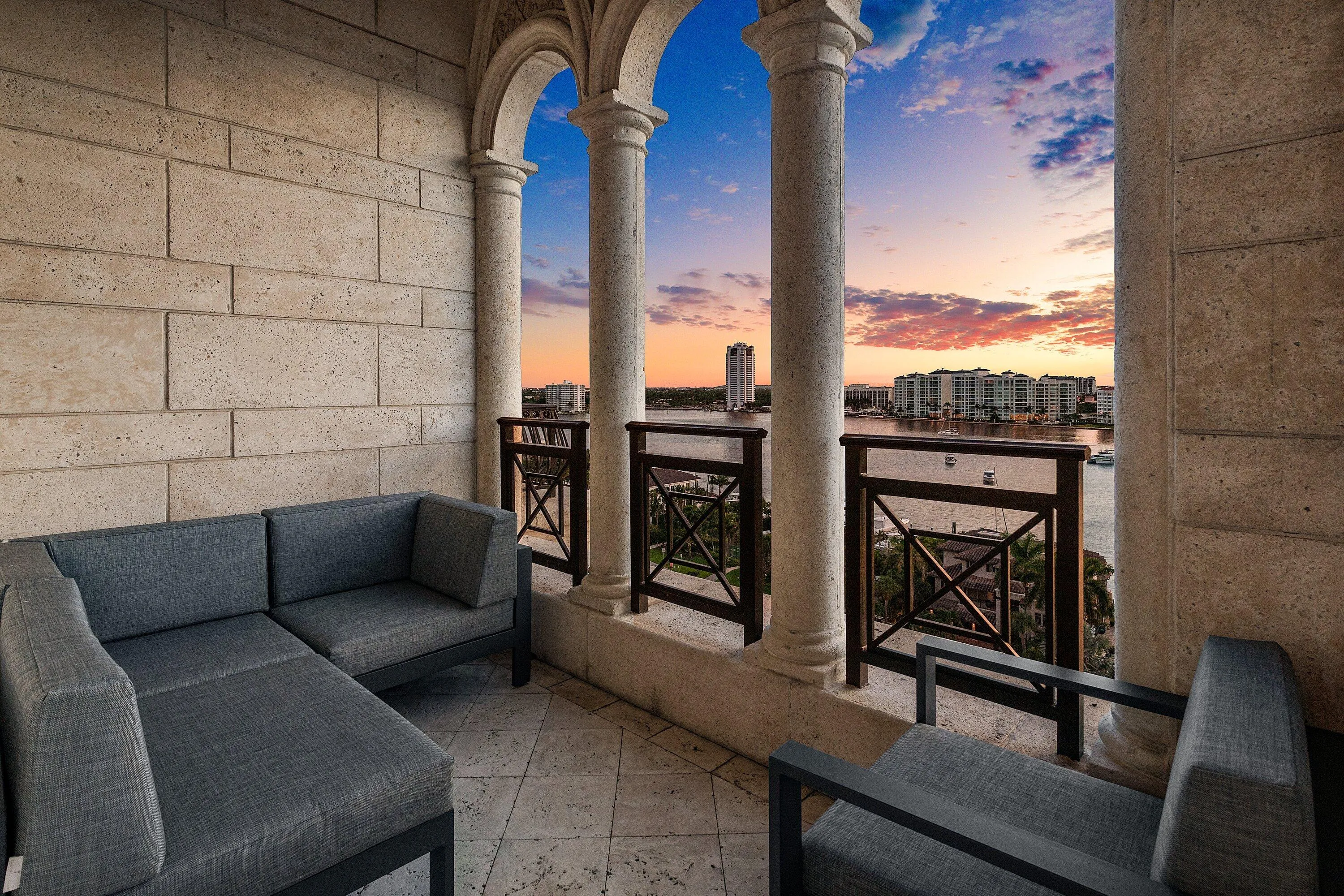 Lake Boca View Balcony