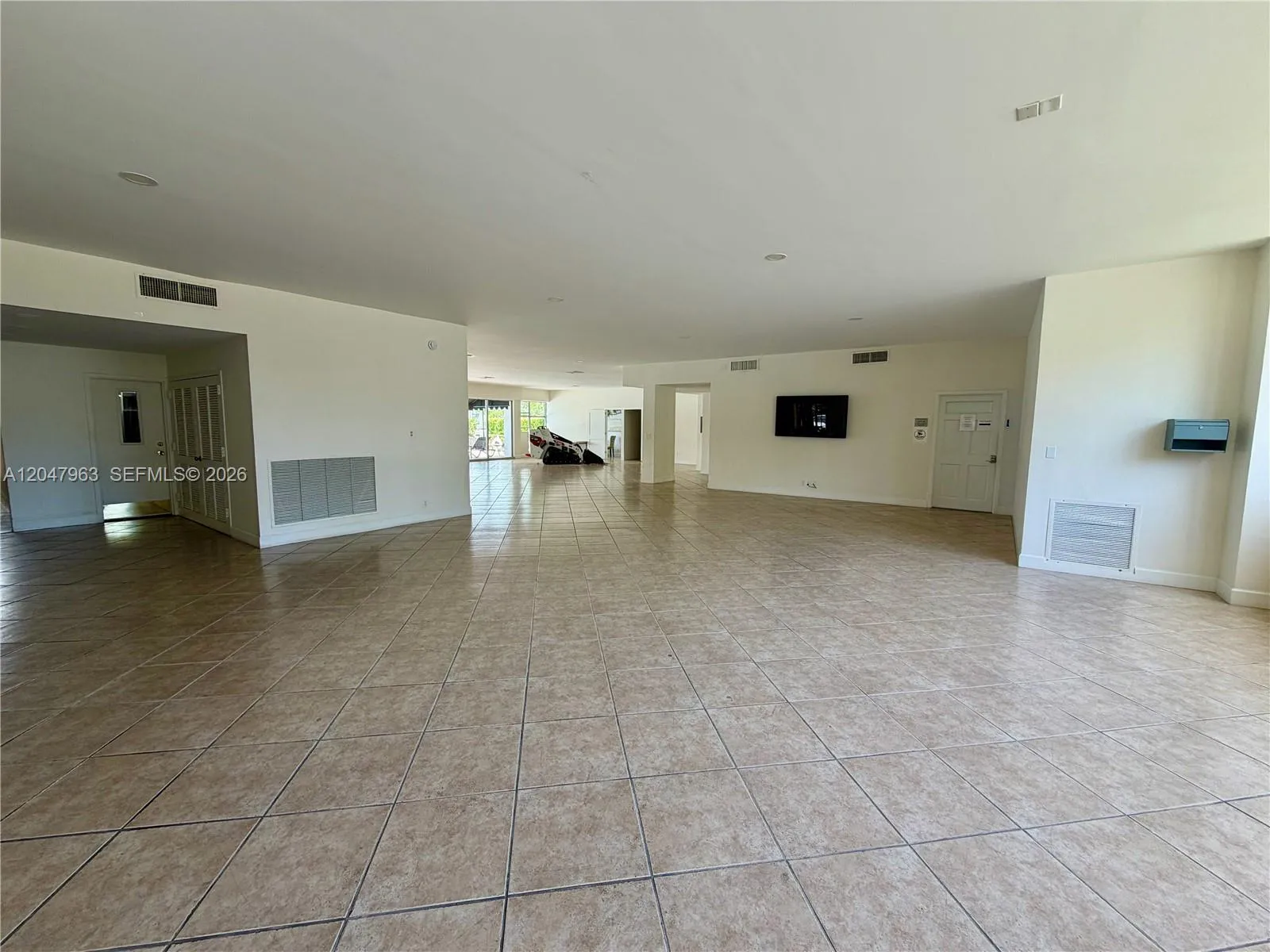 Interior of recreational center