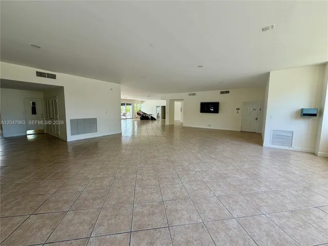 Interior of recreational center