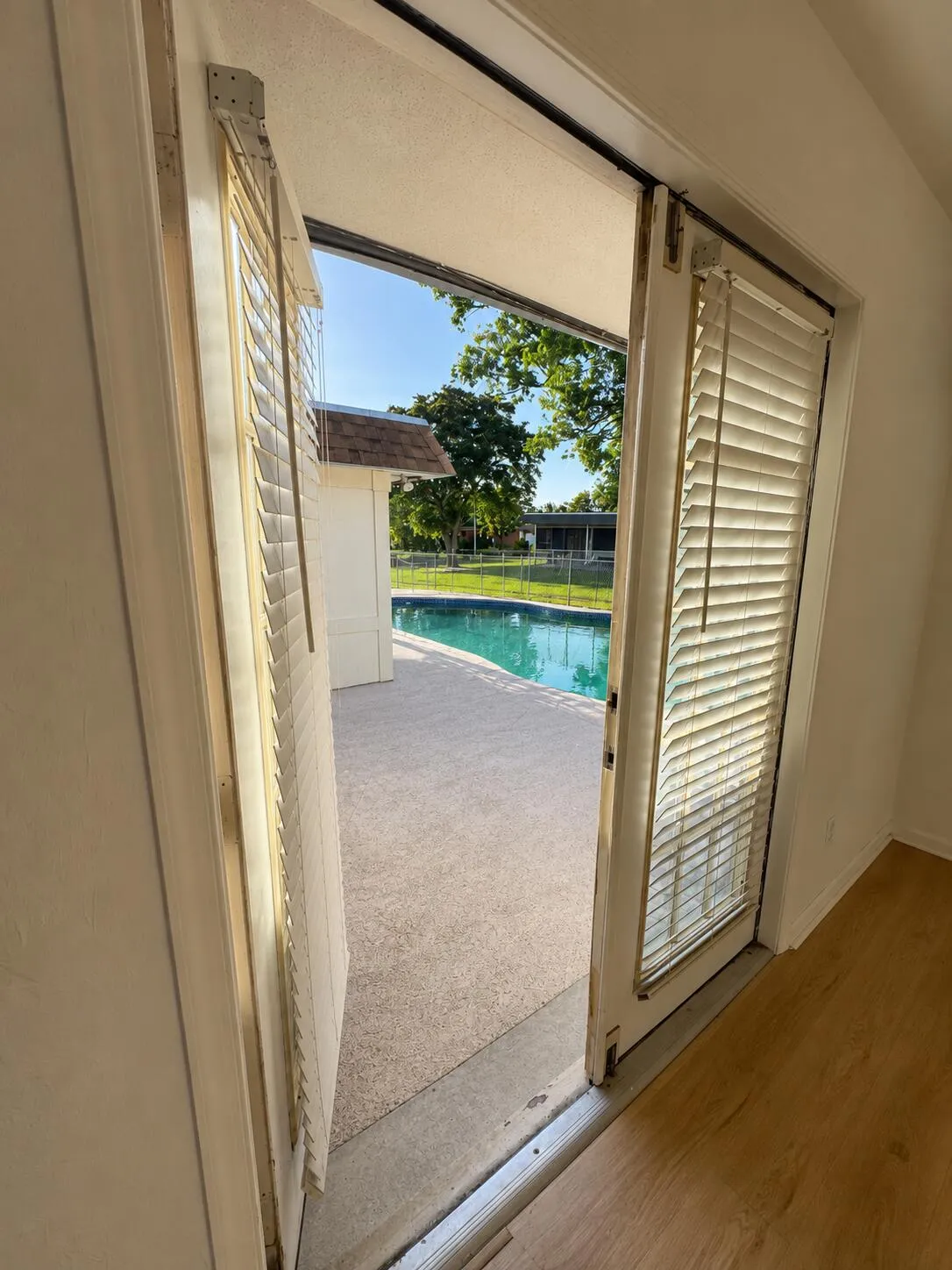 Access to pool from Primary bedroom