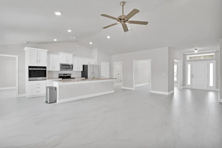Open concept floorplan