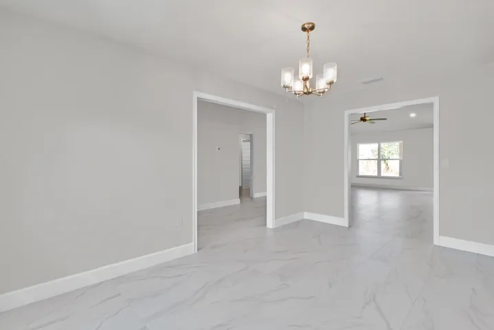 Easy access to dining room