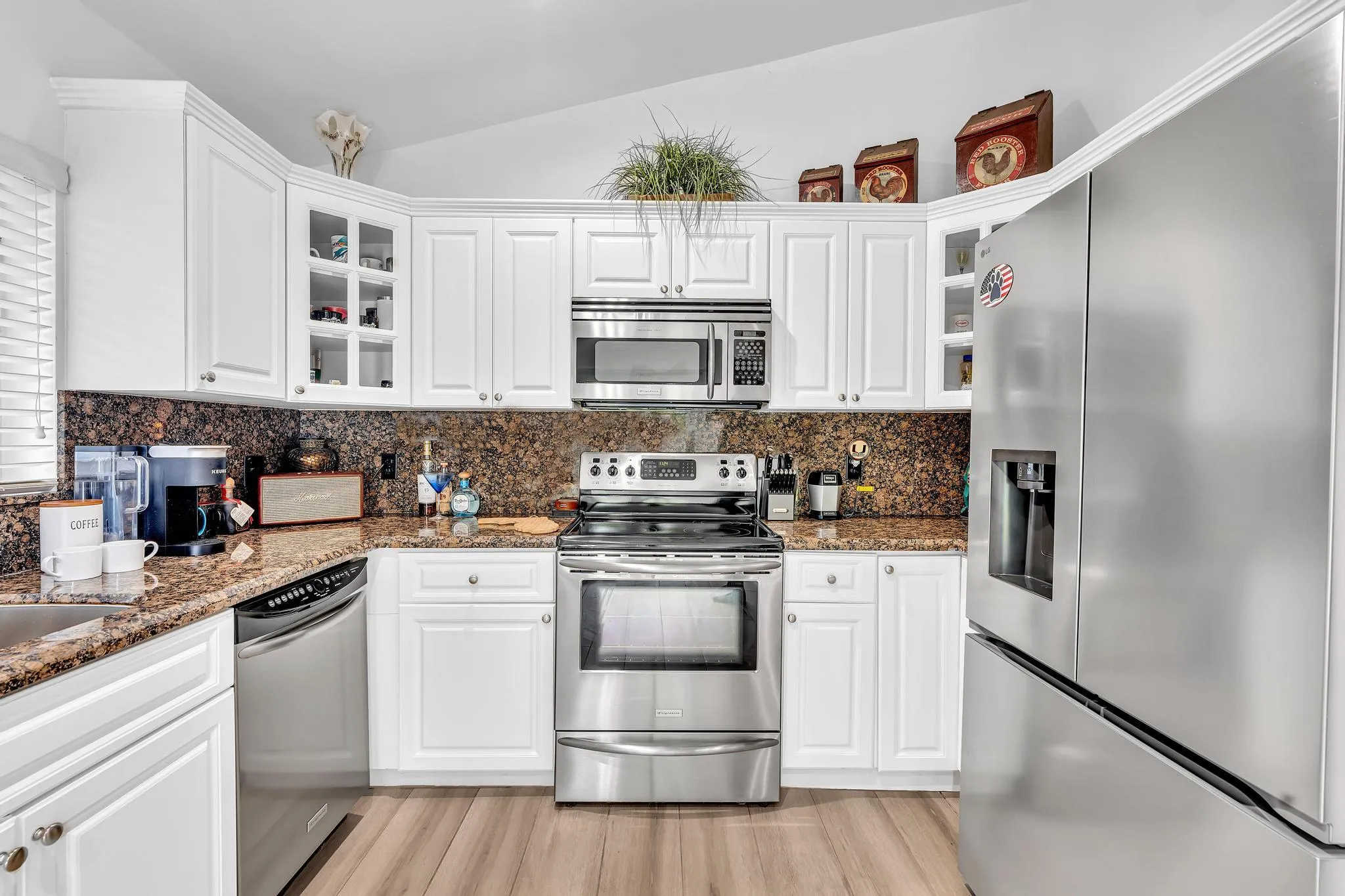 New Kitchen Cabinets and SS appliances