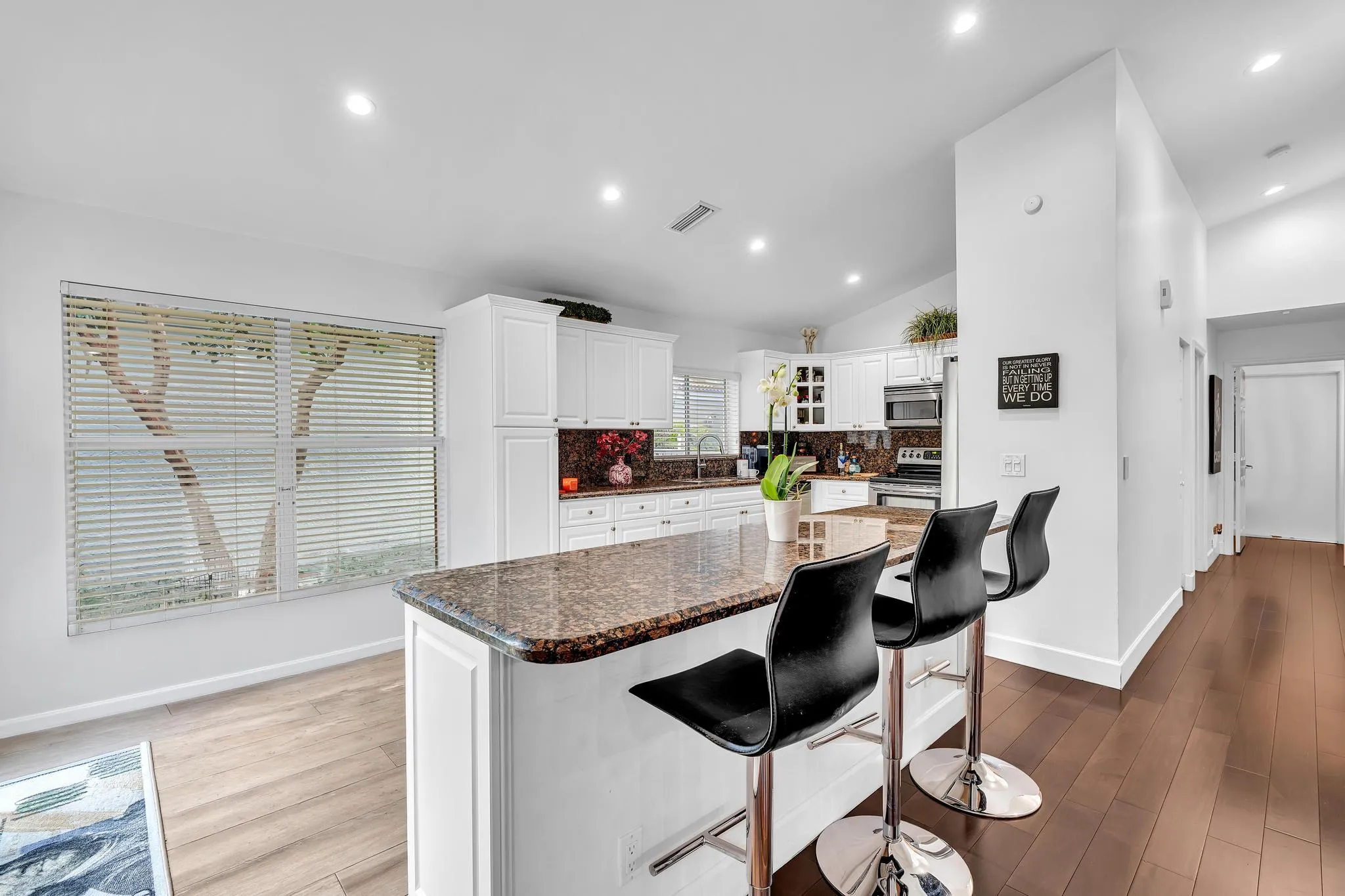 Open Concept Kitchen with Island
