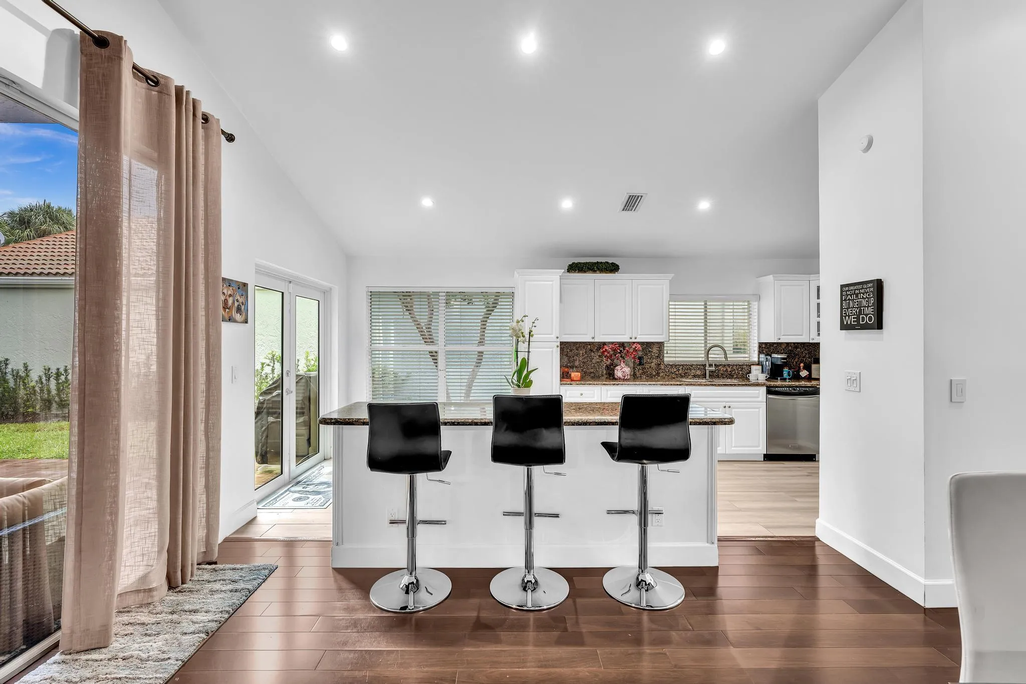 Open Concept Kitchen with Island