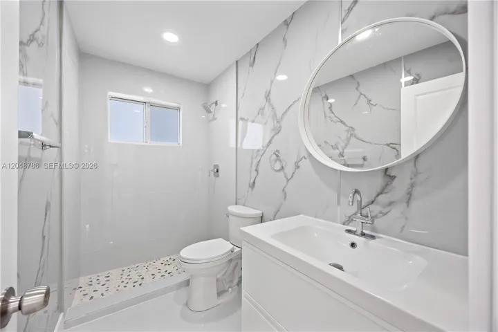 First bathroom.