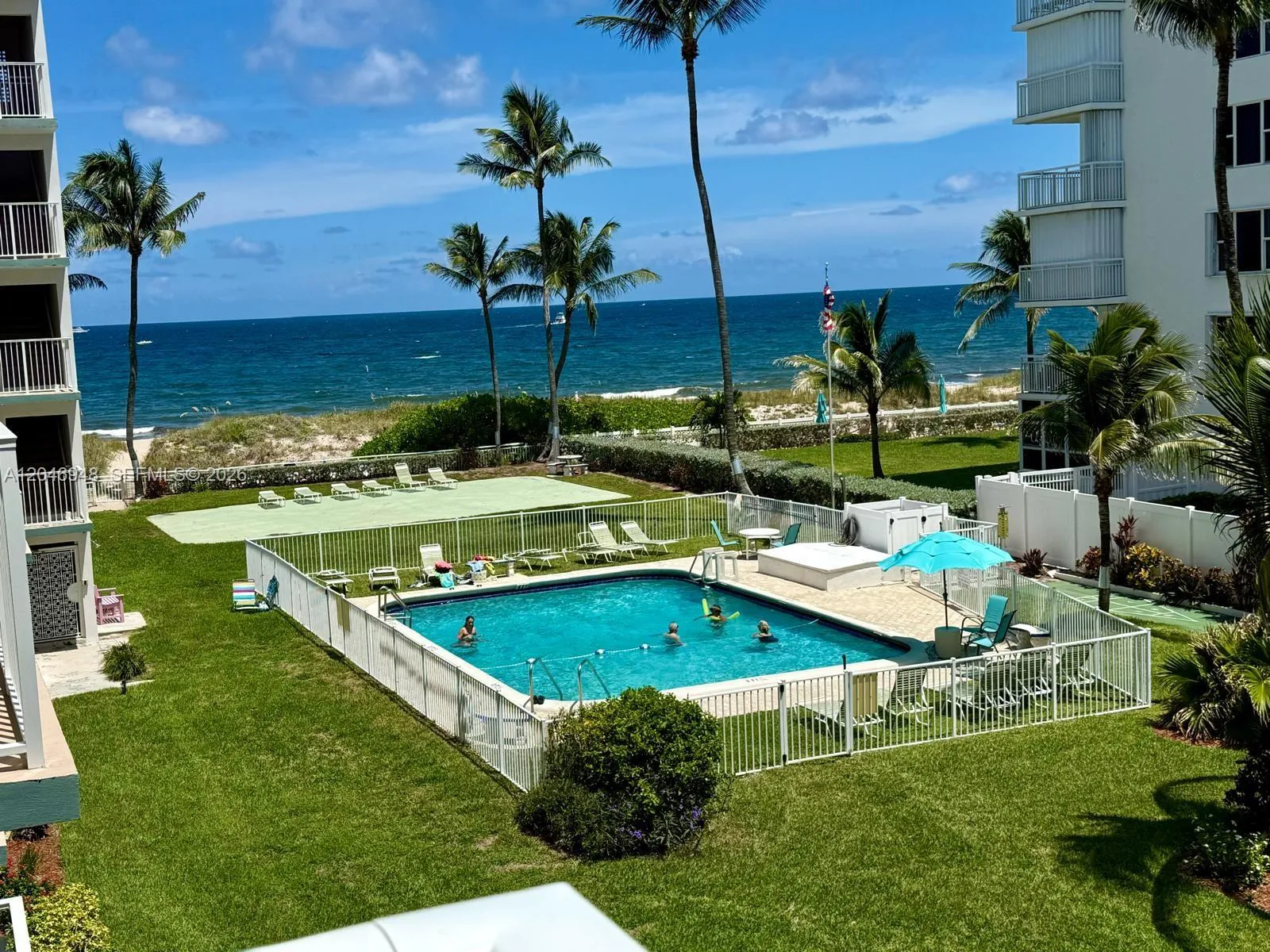 View from the balcony