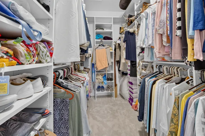 large walk-in closet