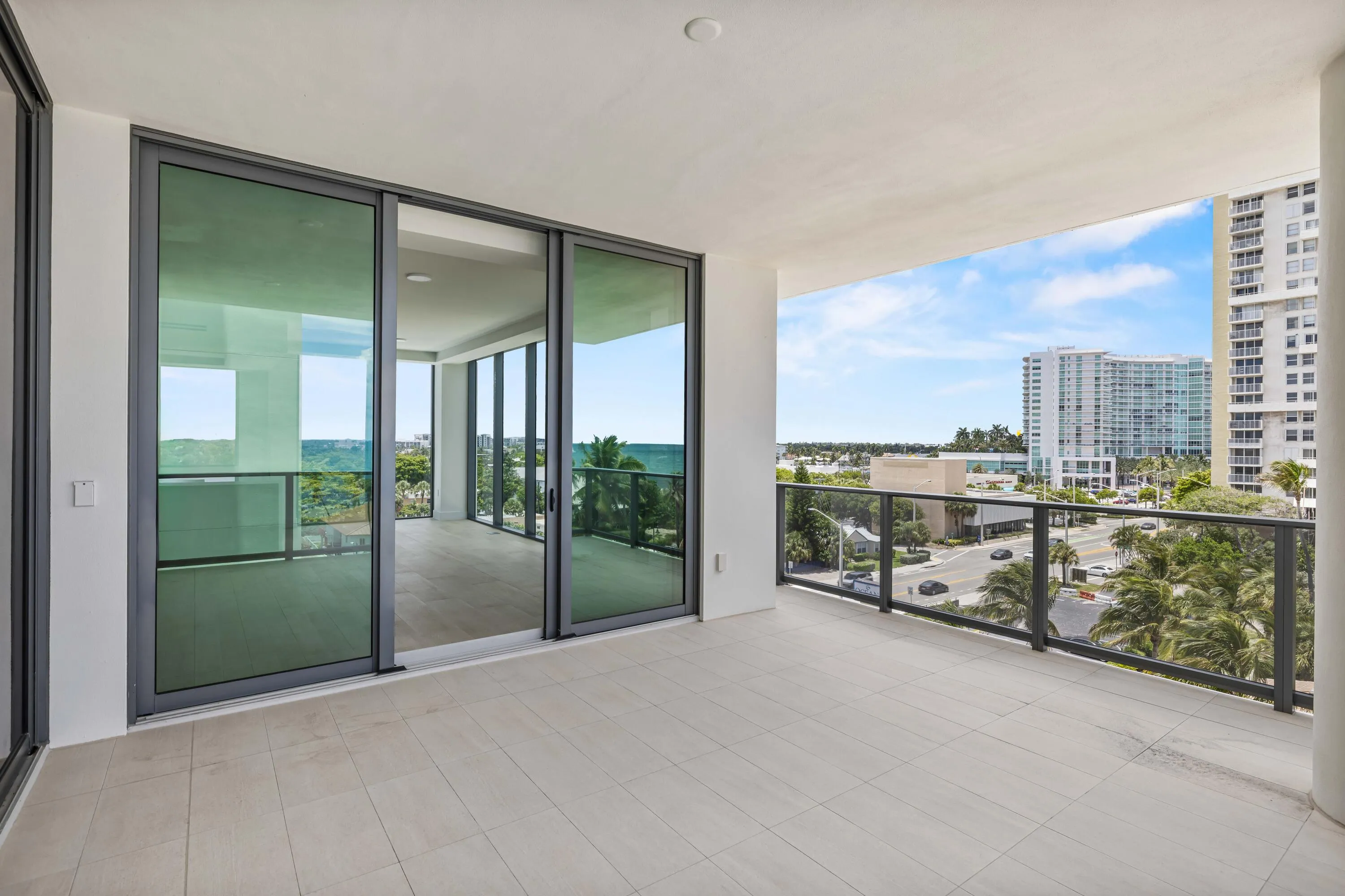 Expansive outdoor Terrace