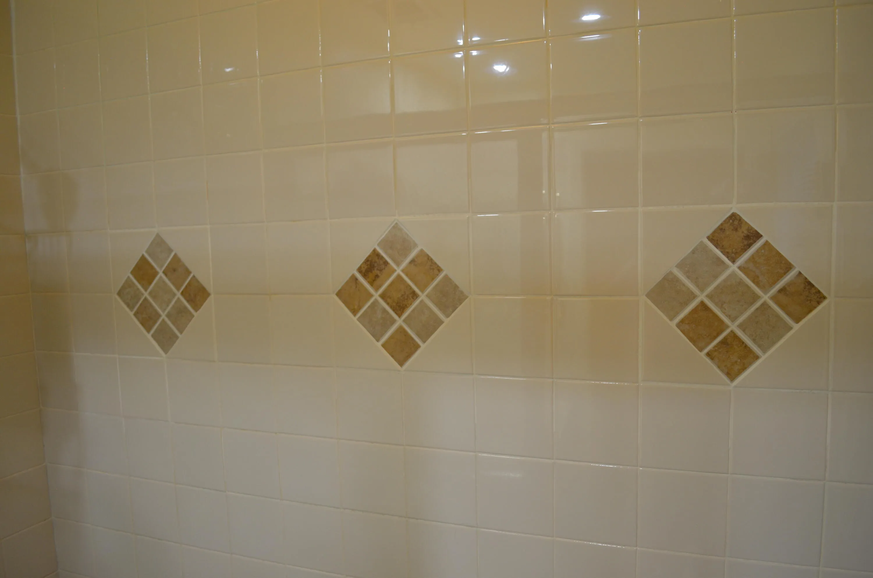 Newer Tile in Master Shower
