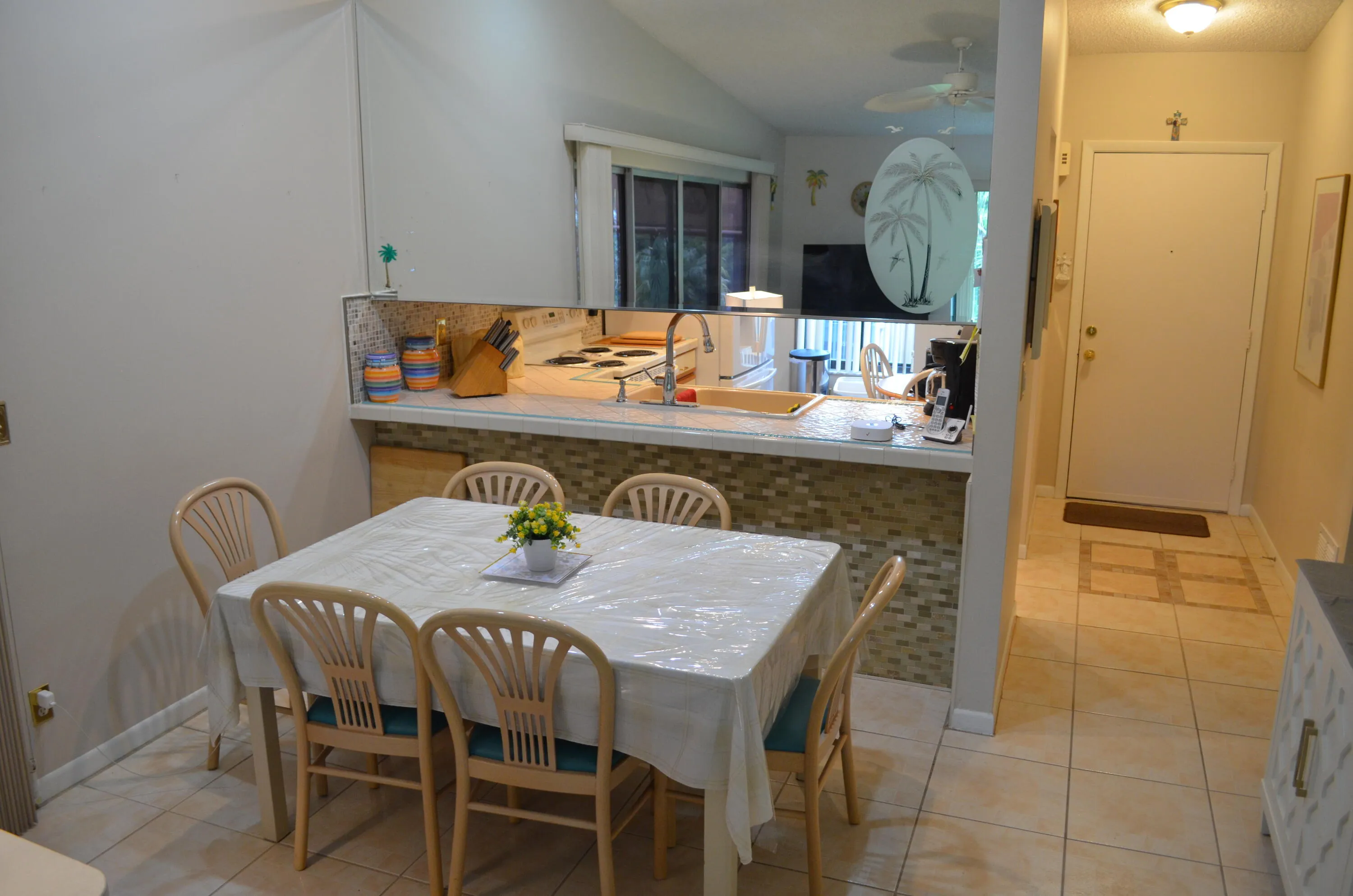 Dining Area w/ Pass Thru to Kitchen