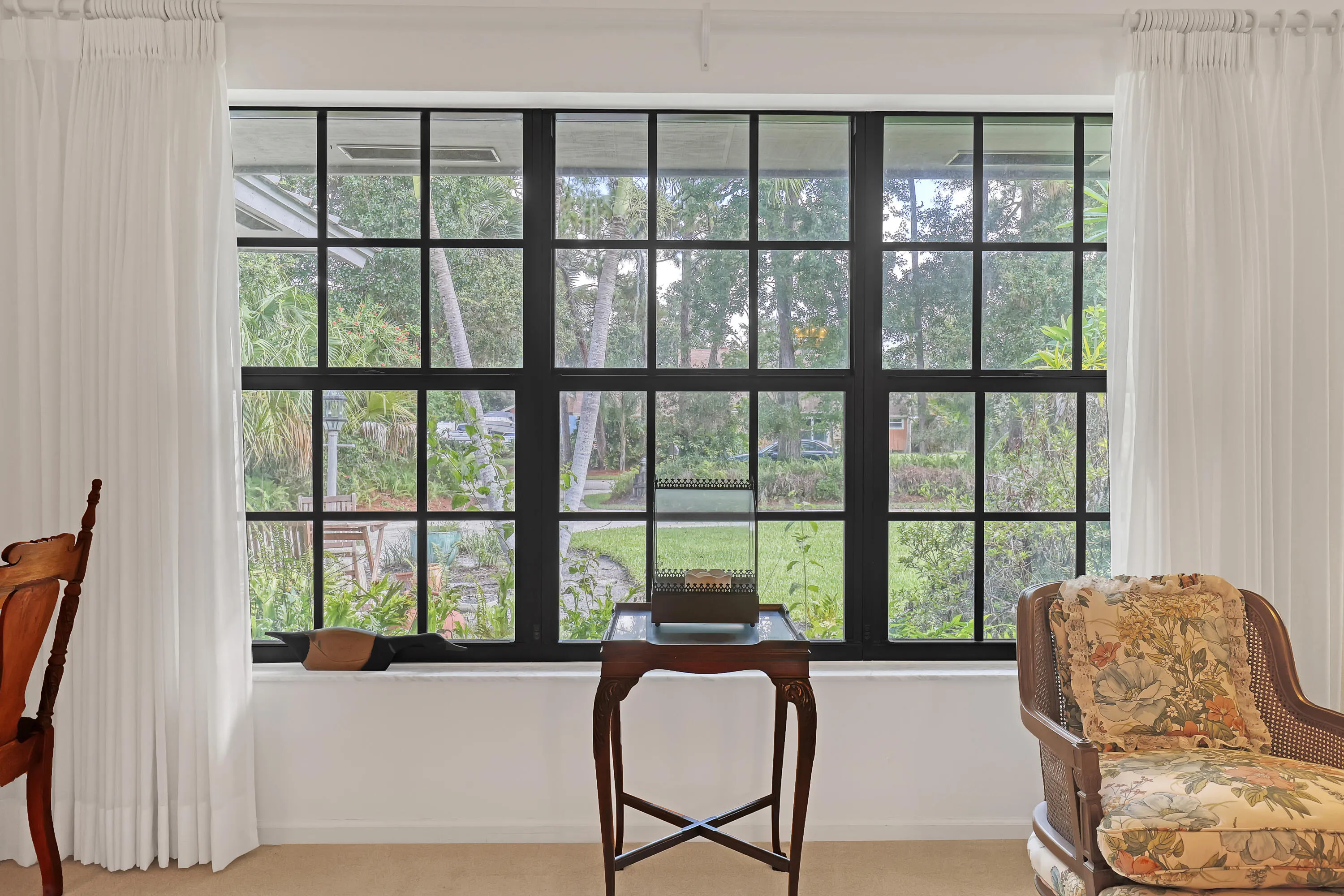 Big windows to the outdoors