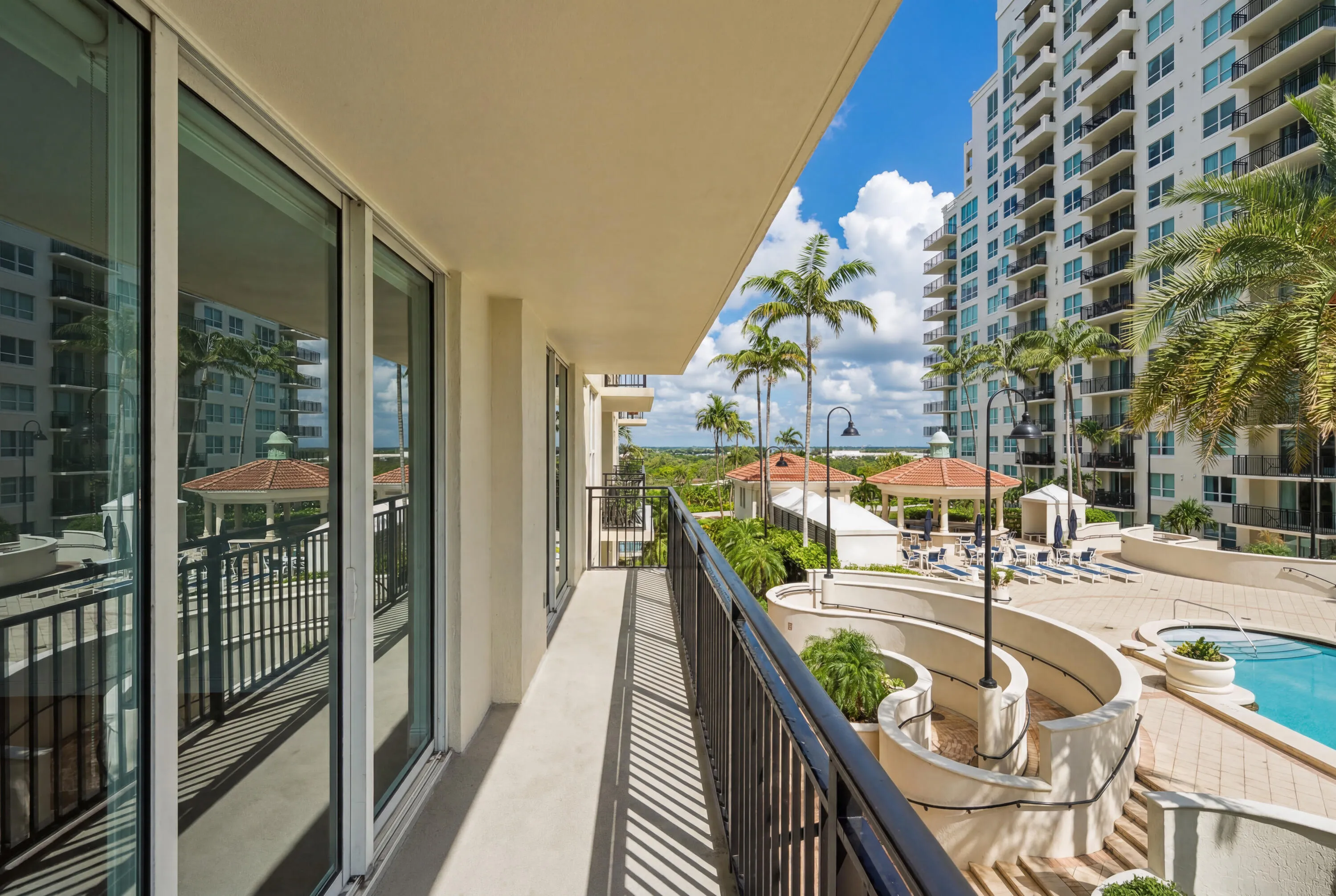 Double Length Balcony - West View