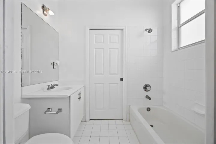 Jack and Jill bathroom to be shared by second and third bedroom.