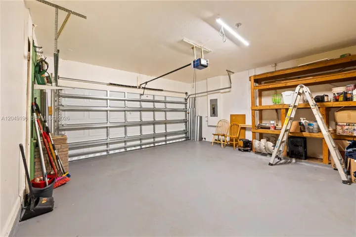 Two car garage.