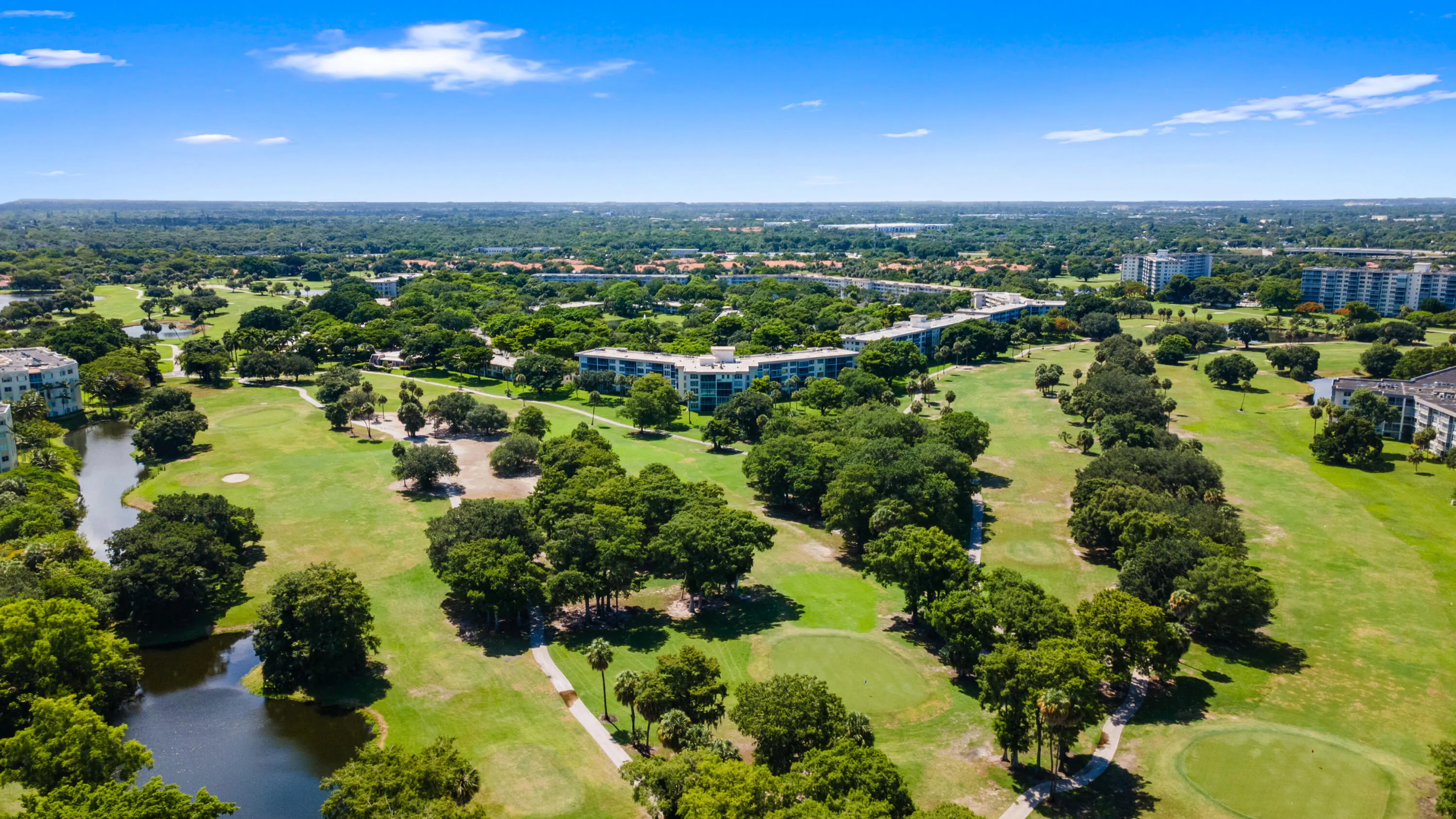 Golf Course Aerial View