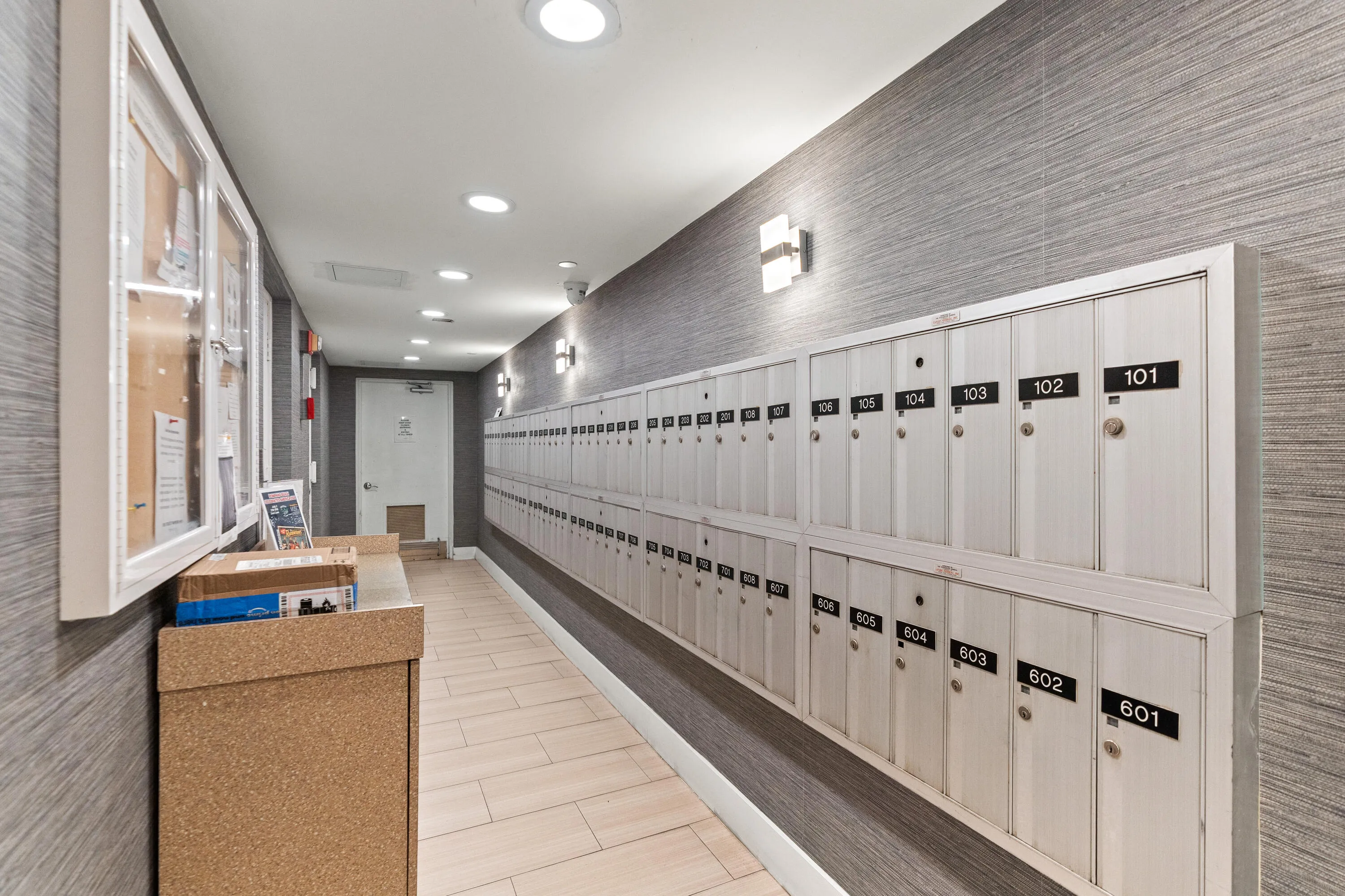 A convenient mail center.